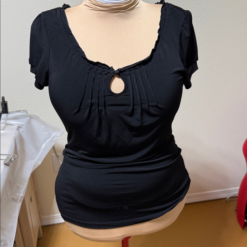 Elementz Black Short Sleeve Top